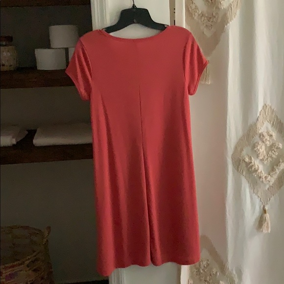 Coral short sleeve dress - Picture 2 of 4